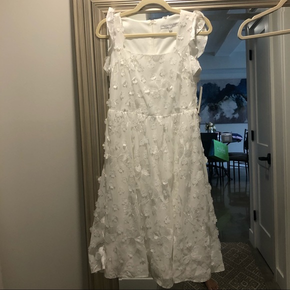 Julia jordan 3D Floral applique Midi NWT - Picture 5 of 6